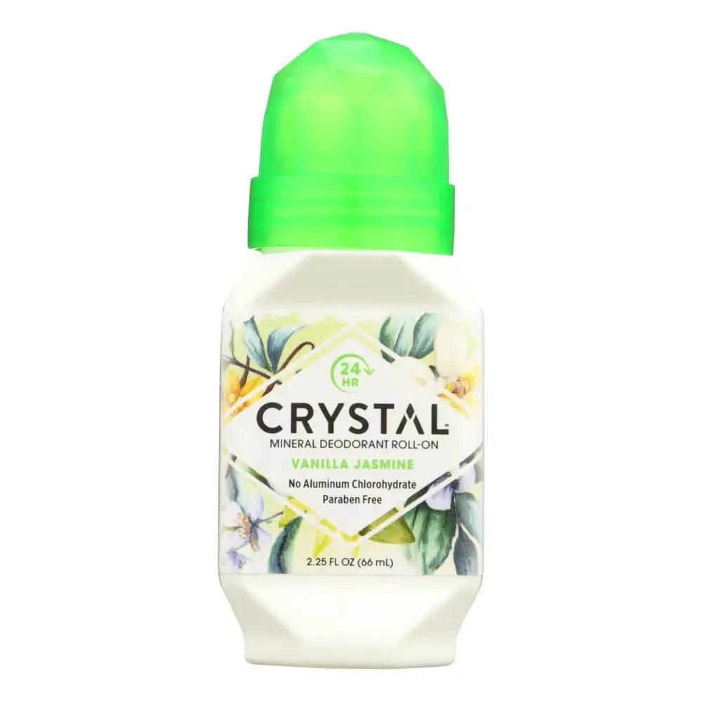 Vanilla Jasmine Deodorant: Unleash Freshness! **Crystal Vanilla Jasmine Mineral Deodorant Roll-On: Naturally Fresh All Day** Experience - Estalios