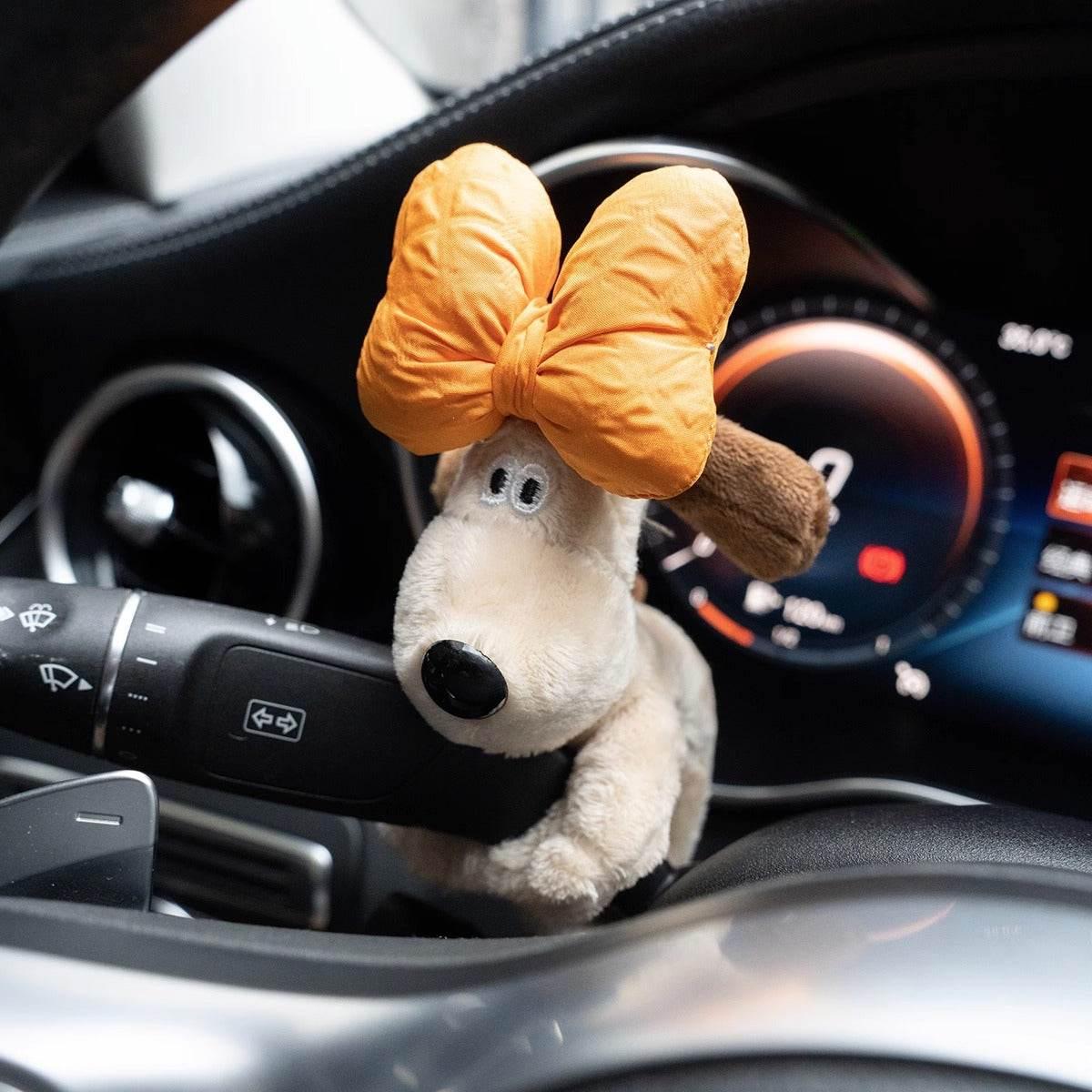 Cute Dog Plush Doll for Sentimental Car Interior Decoration - Estalios