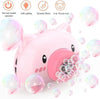 Pink pig bubble machine.