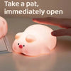 Cute Pink Piggy Night Light USB Rechargeable LED Lamp - Estalios