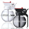 Two grenade-shaped humidifiers, one white and one black.