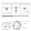 Dahua IP Camera 4MP IPC-HDW1439V-A-IL Smart Dual Light Network Camera IR 30M POE Built-in Mic Human Detection Video Surveillance - Estalios