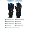 DC Rechargeable Electric Heated Hand Warmer 3 Heat Levels Heated Gloves Heated Motorcycle Gloves Touch Screen Winter Ski Gloves - Estalios