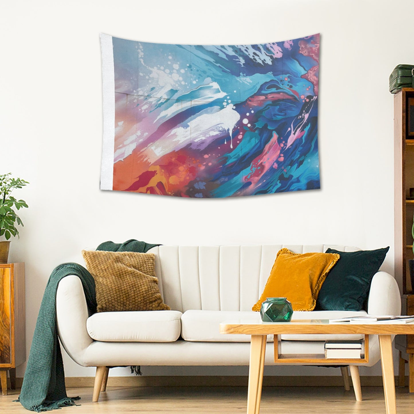 Cotton Linen Tapestry 40"x 30" for Home Decor