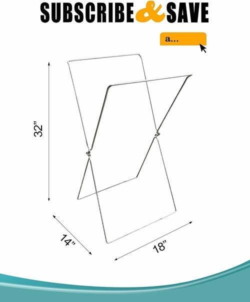 Discover Quality Fashion, Footwear, Handbags, Pet Care, and More
Hamper Stand 18 x 14 x 32 X-Frame Portable Folding Bag Holder Stand - Estalios