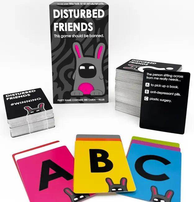Disturbed Friends Party Game Box Unleash Crazy Fun Tonight - Estalios