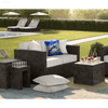 Dive Into Patio Paradise with Dolphin Wicker Patio Furniture! Escape to your Personal Oasis with our Wicker Patio Furniture Set, Complete with Charming Dolphin-themed Pillows - Estalios
