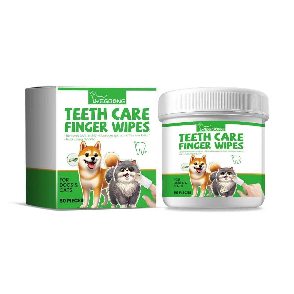 Dog And Cat Tooth Wipes For Fresh Breath And Clean Teeth - Estalios