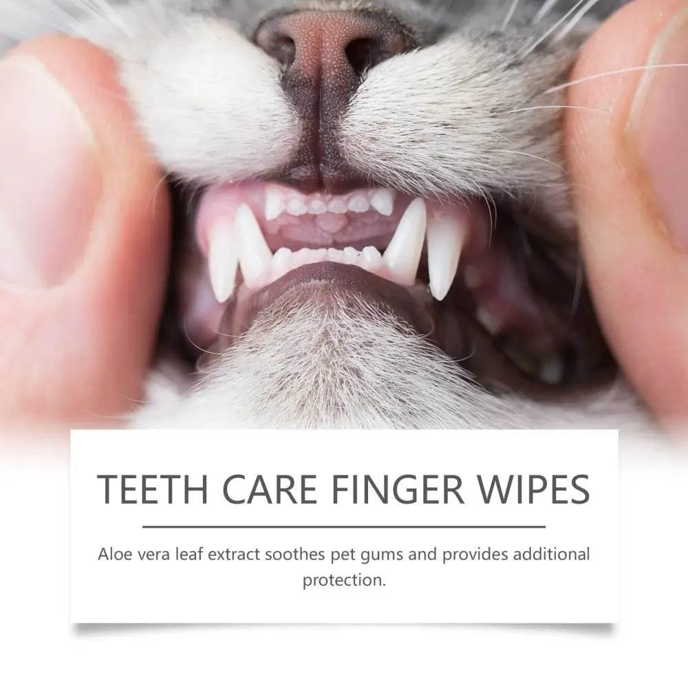 Dog And Cat Tooth Wipes For Fresh Breath And Clean Teeth - Estalios