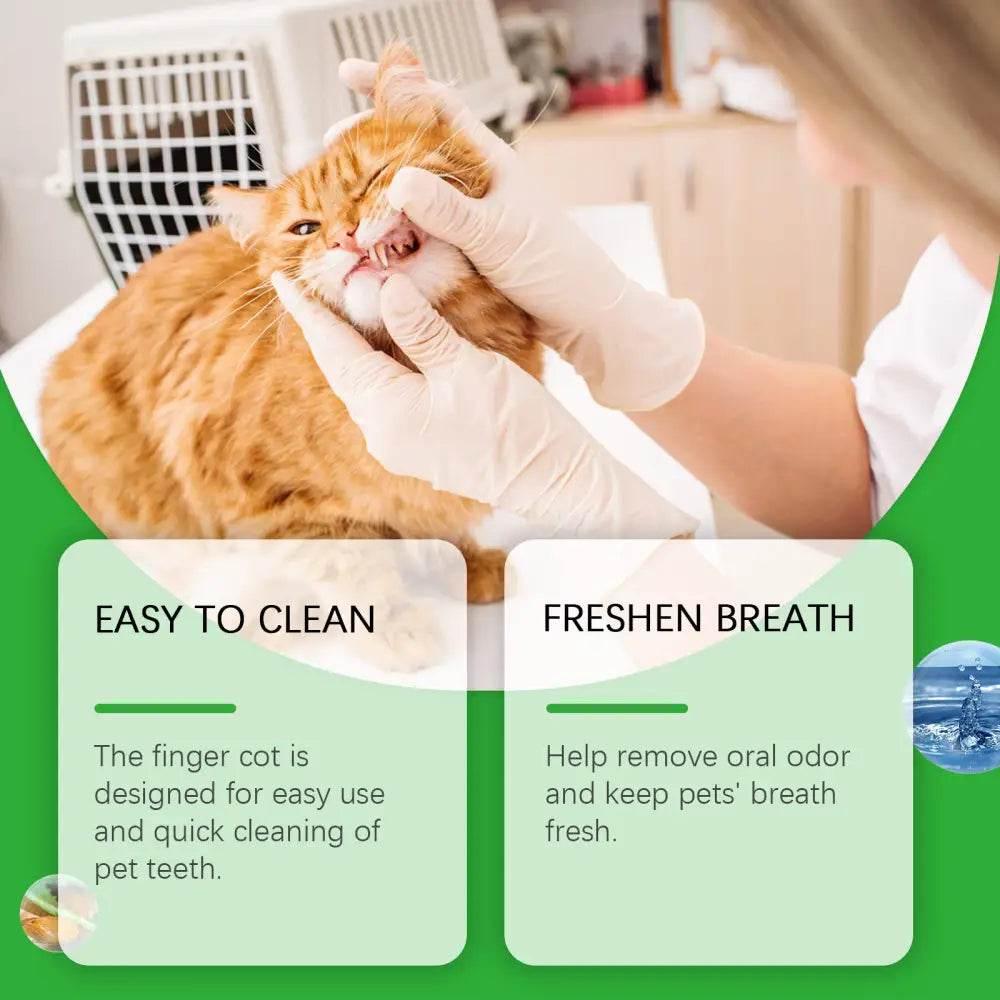 Dog And Cat Tooth Wipes For Fresh Breath And Clean Teeth - Estalios