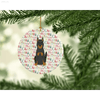 Dog-gone Delightful Christmas Ornament! Deck the Halls with Personalized Charm! this Round Christmas Ornament with a Dog is the Perfect Way to Celebrate - Estalios
