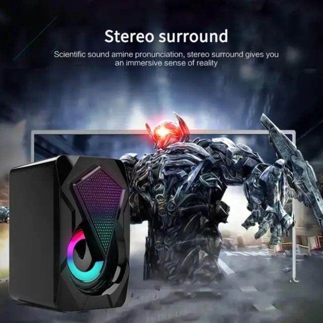 Unleash Epic Sound with Illuminated Gaming Speakers Today - Estalios