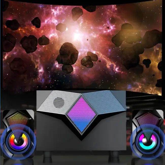 Unleash Epic Sound with Illuminated Gaming Speakers Today - Estalios