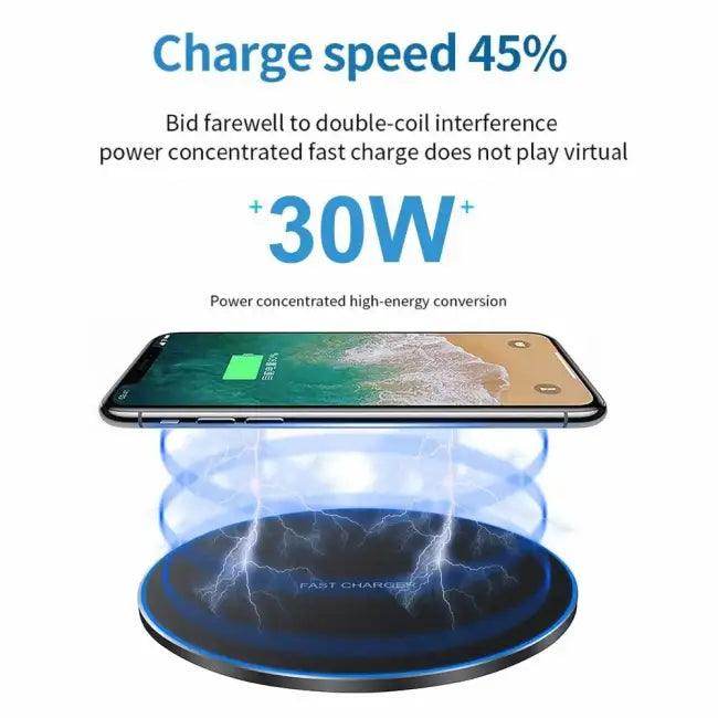 Dragon W9 30W Wireless Charging Pad for Fast Charging - Estalios