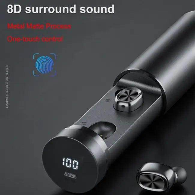 Dragons T8 True Wireless Bluetooth Earbuds with Powerful Sound - Estalios
