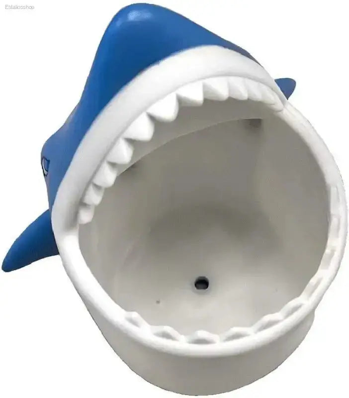 Durable Shark Silicone Kids Toothbrush Holder with Easy - to - Clean Design for Fun Bathroom Organization - EstaliosShop