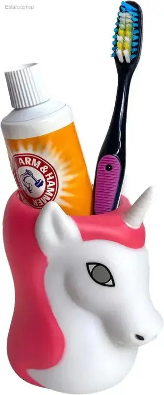Durable Shark Silicone Kids Toothbrush Holder with Easy - to - Clean Design for Fun Bathroom Organization - EstaliosShop