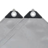 Durable vidaXL Tarpaulin 2.1 oz/ft 13.1'x23' Gray Cover - Estalios