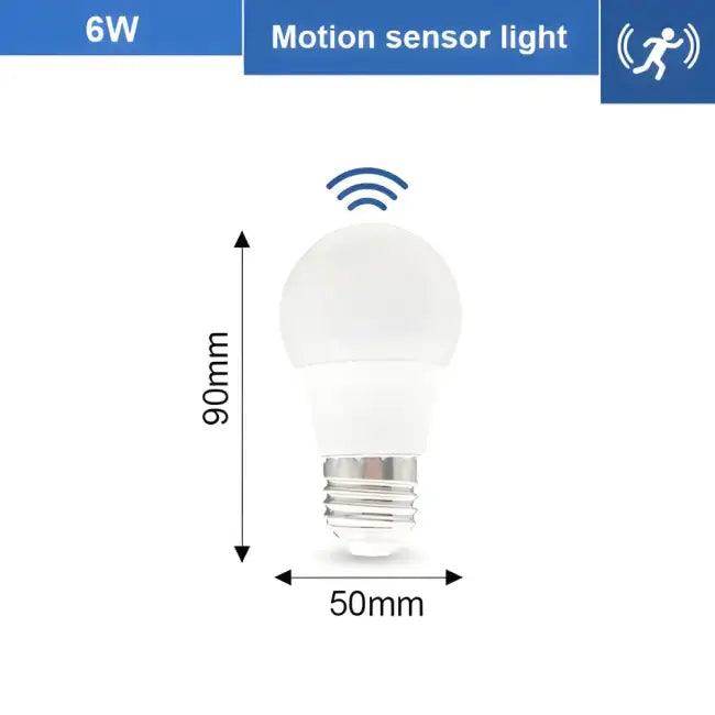 E27 12W Motion Sensor Light Bulbs for Smart Lighting - Estalios