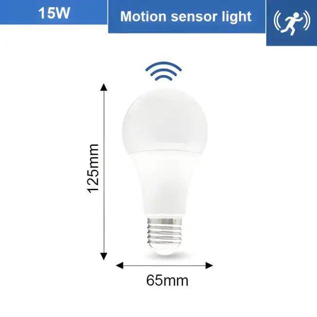 E27 12W Motion Sensor Light Bulbs for Smart Lighting - Estalios