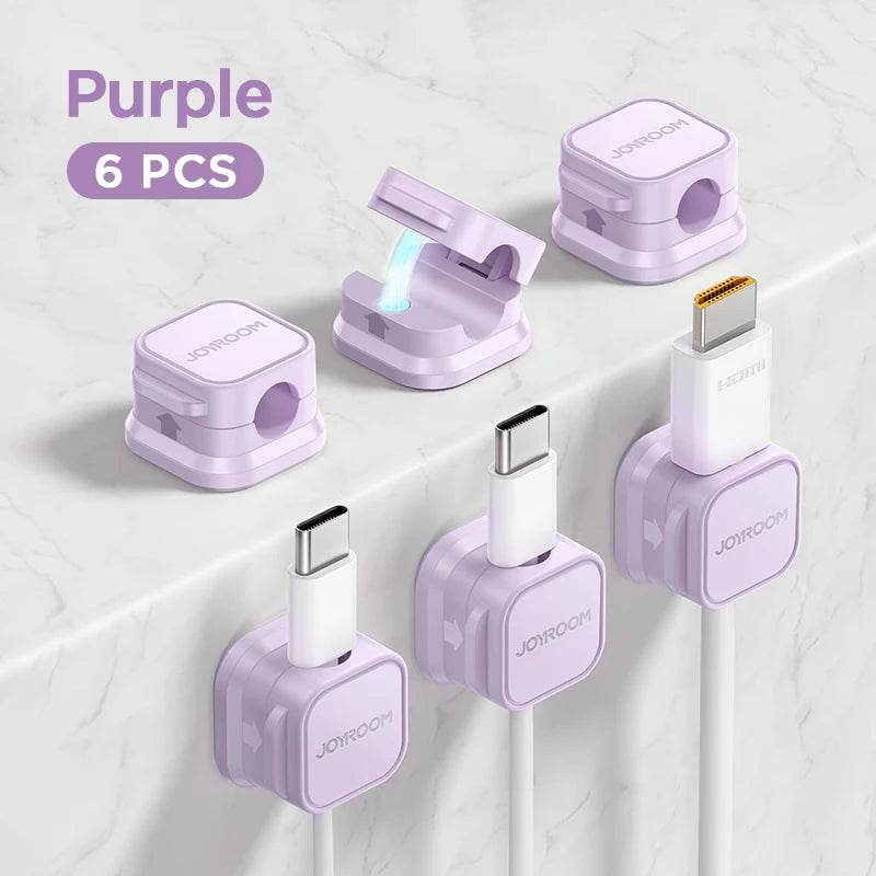 Joyroom Magnetic Cable Clips for Smooth Adjustable Cord Management - Estalios