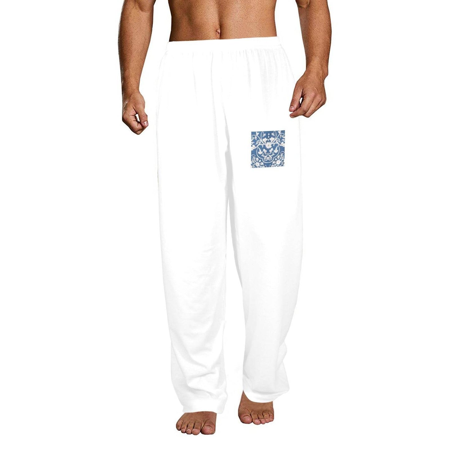 Men's Pajama Trousers without Pockets Made In USA Ships to USA Only - Estalios