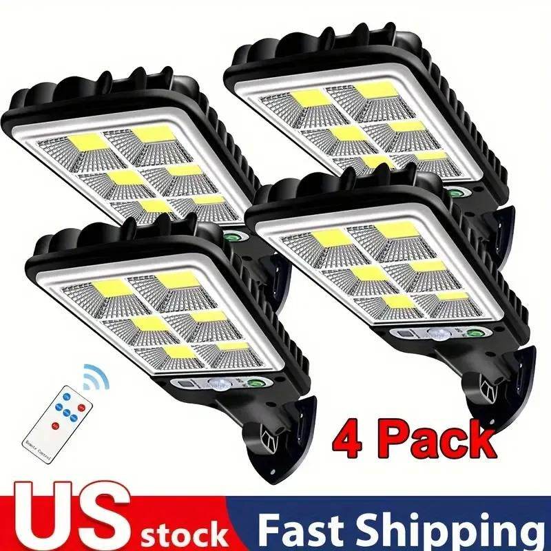 Solar Street Lights Motion Sensor Security 3 Modes Outdoor Lamp - Estalios
