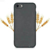 Gray phone case with wheat accents.