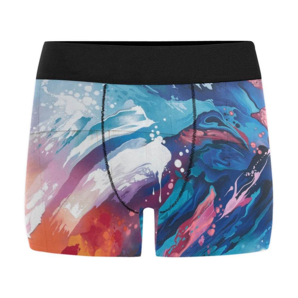 Men's All-Over Print Boxer Briefs Made in USA for Comfort - Estalios