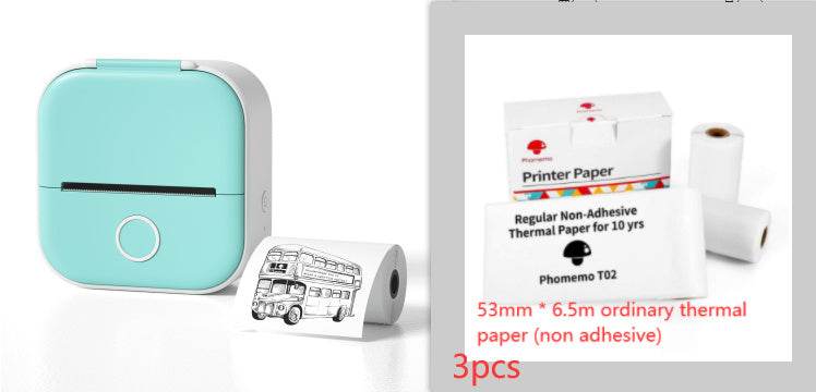 Portable Mini Thermal Label Printer for Home and School - Estalios