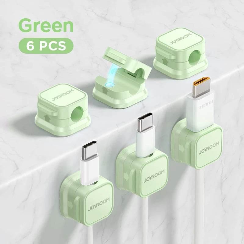Joyroom Magnetic Cable Clips for Smooth Adjustable Cord Management - Estalios