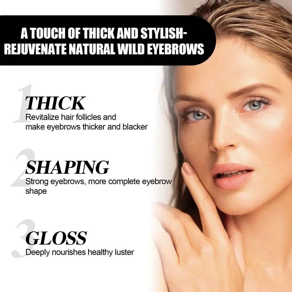 EELHOE Eyebrow Liquid for Thick, Dark Natural Brows - Estalios
