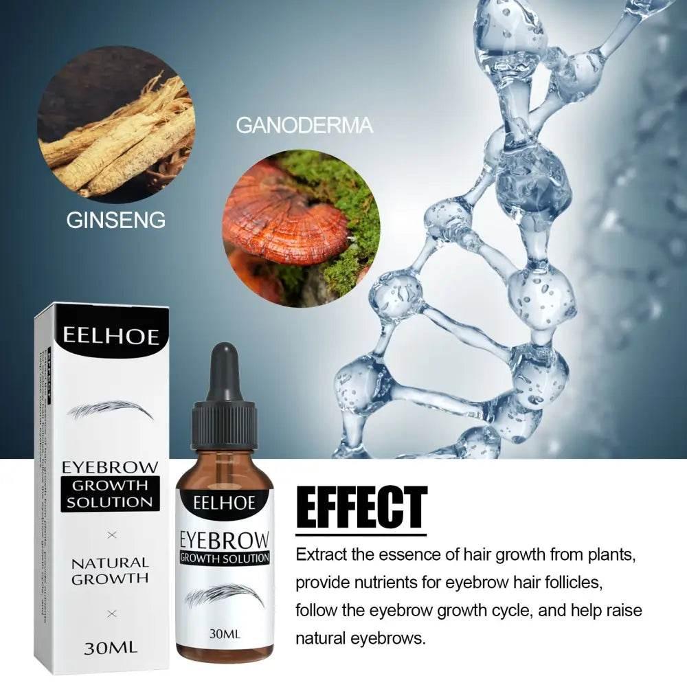 EELHOE Eyebrow Liquid for Thick, Dark Natural Brows - Estalios