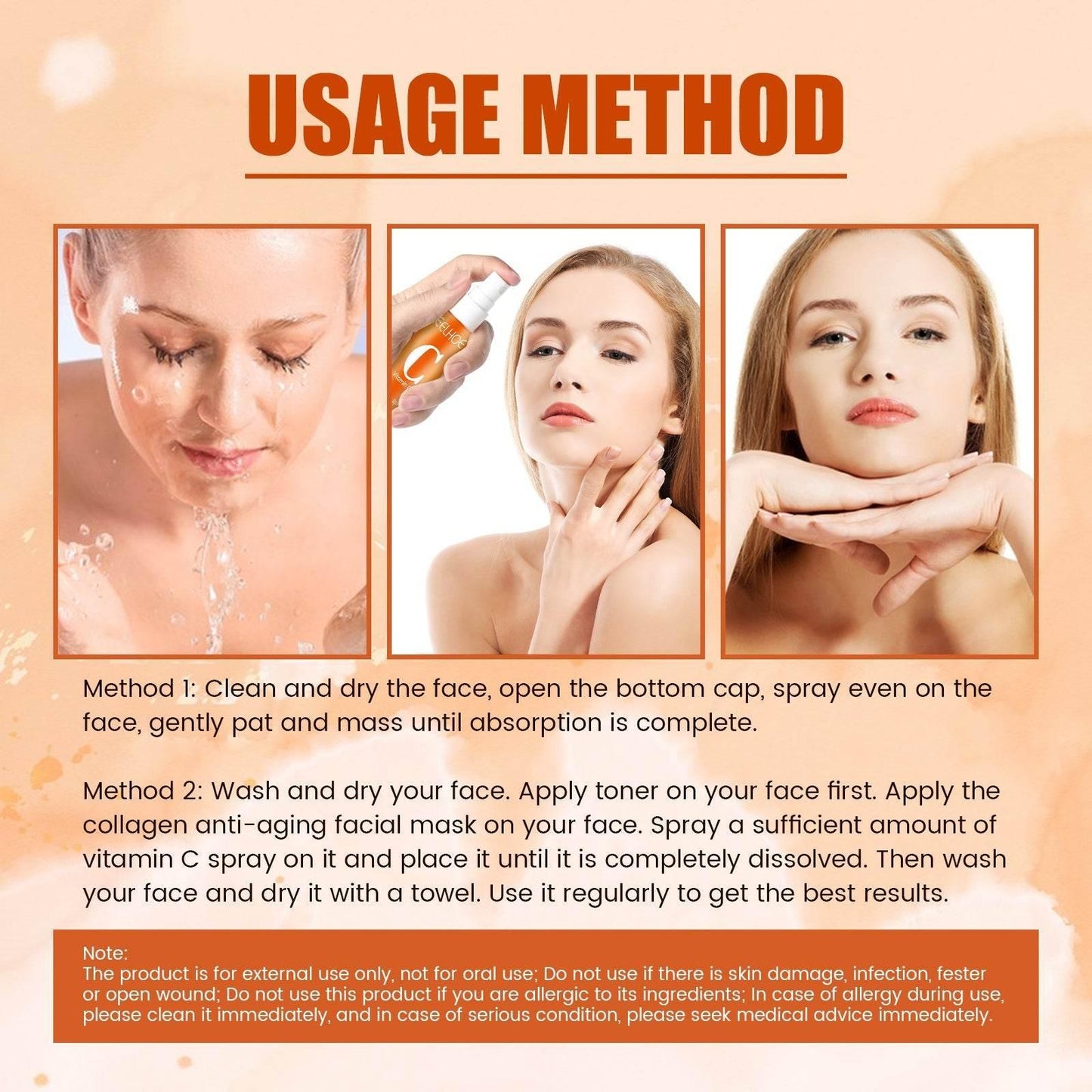 Vitamin C Radiance Blast Okay, here's the product description you asked for: **Vitamin C Brightening Spray** Unleash your skin - Estalios