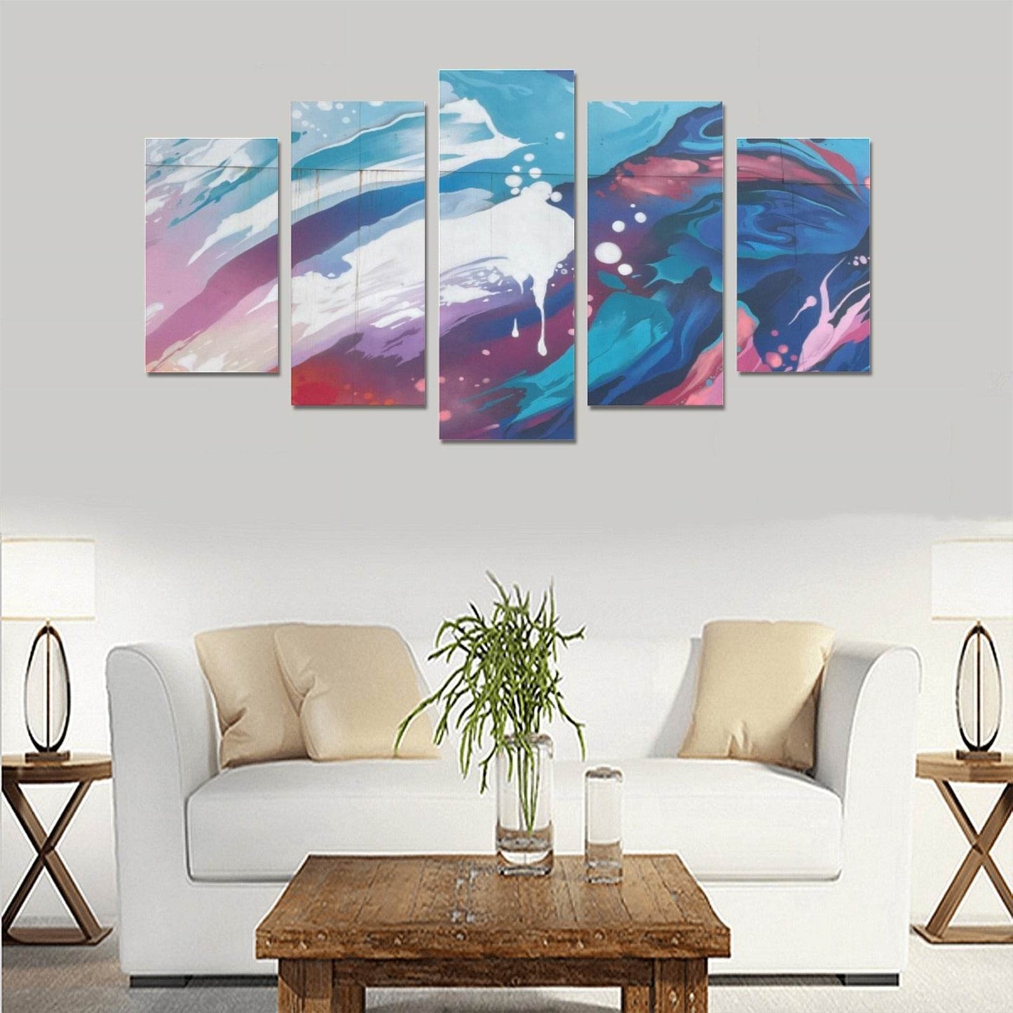 Canvas Wall Art Prints (No Frame) 5-Pieces/Set A - Estalios