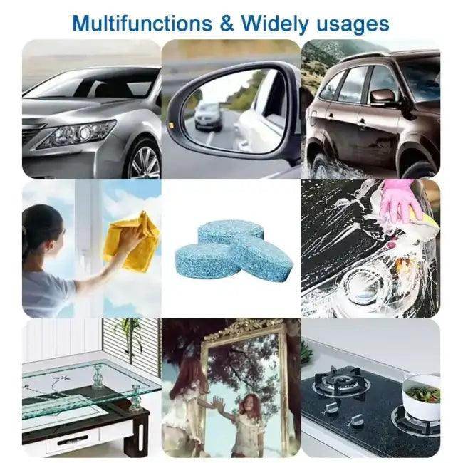 Rev Up Your Drive with Blue Windshield Washer Tablets - Estalios