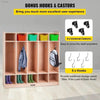 VEVOR 5-Section Coat Locker with Durable Birch Construction for Organized