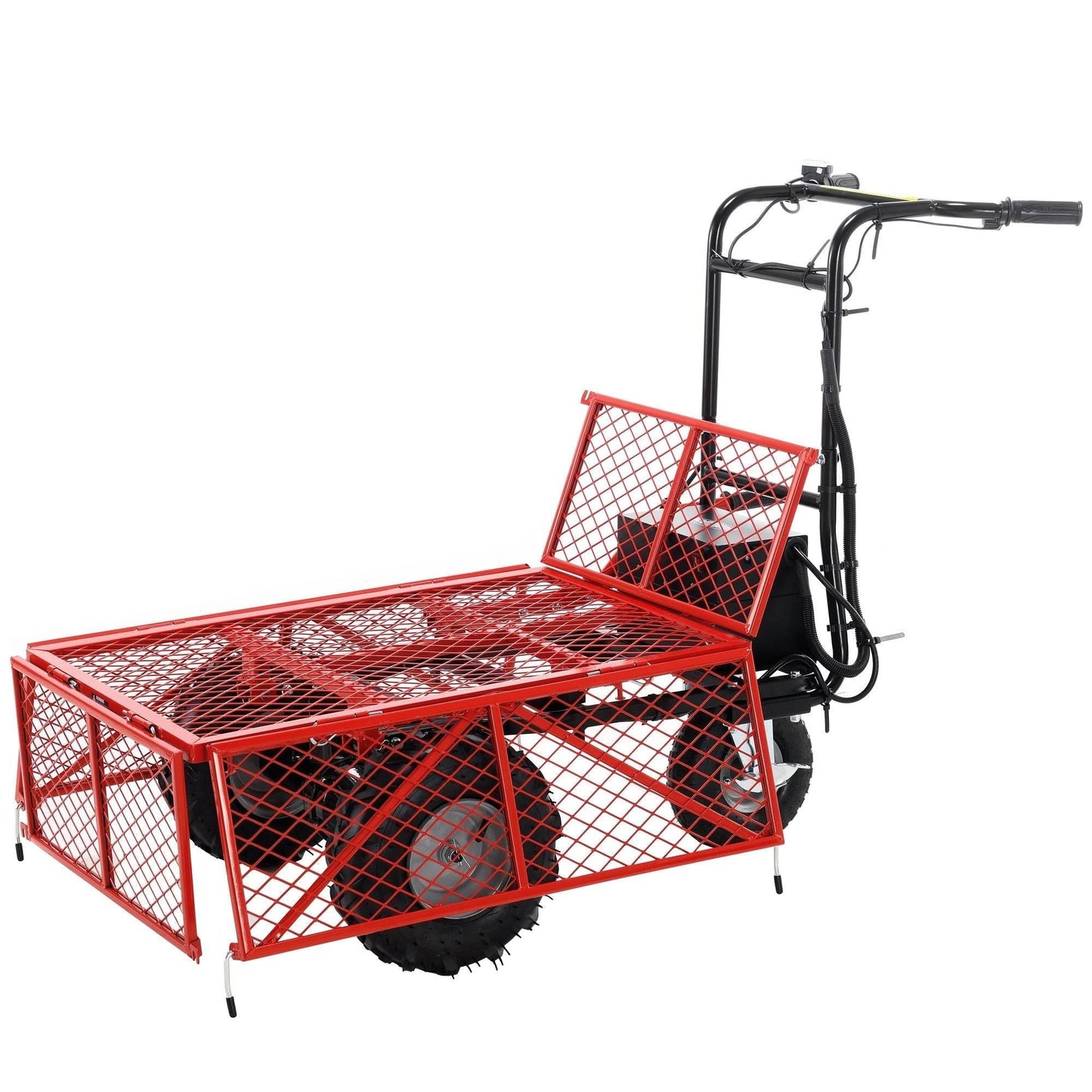 Electric Powered Wheelbarrow Utility Cart with 500lbs Capacity - Estalios