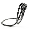 Elegant Pearl Necklace Stainless Steel Wine Rack Holder - Estalios