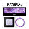 Elegant Purple Bracelet with Glass and Rabbit Hair for Health Conscious Individuals eprolo EstaliosShop