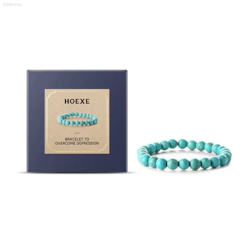 Blue Turquoise Bracelet, Simple And Elegant Personality With Stylish Accessories Hand Decoration Portable Bracelet eprolo EstaliosShop 18.49