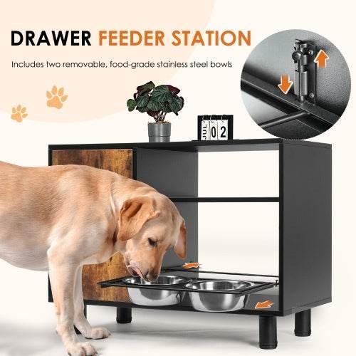 Elevate Your Pet Mealtime with Stylish Feeding Station - Estalios