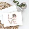 Sloth Love Pups Floral Card Craze! Packaged Floral Sloth Greeting Cards. - Greeting Card with Floral Love Design and Dog Portrait. - Floral Love - Estalios