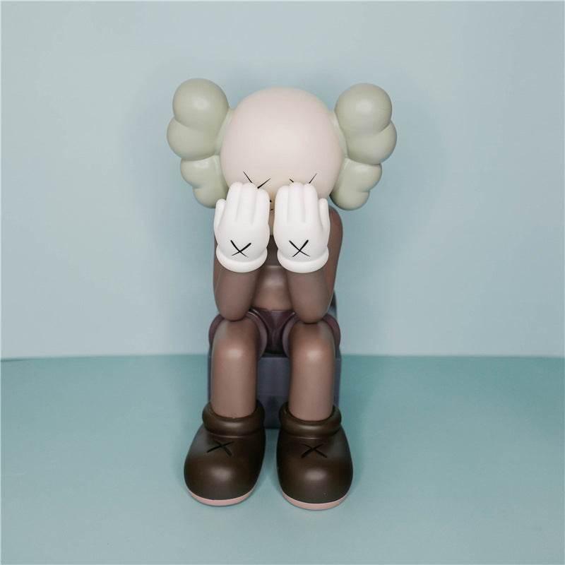 Epic Pink KAWS Companion in Iconic Seated Stance - Estalios