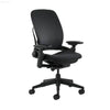 Ergonomic Steelcase Leap V2 Chair - Black with Adjustable Arms and Comfort Memory Foam Seat - Estalios