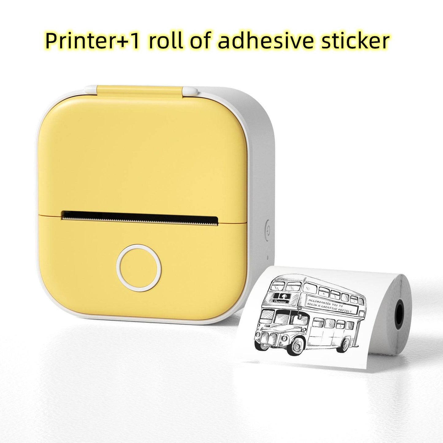 Portable Mini Thermal Label Printer for Home and School - Estalios