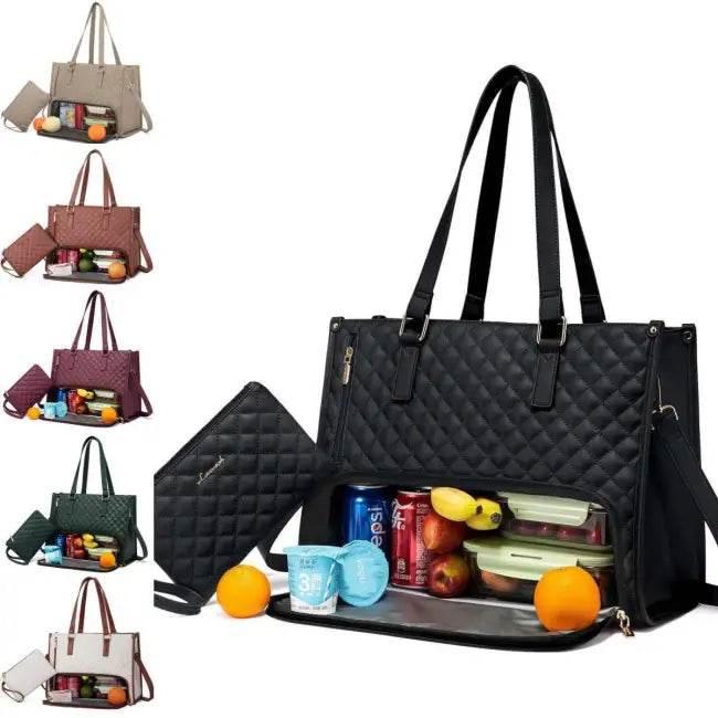 Chic Quilted Insulated Bags for Stylish Lunch Perfection - Estalios