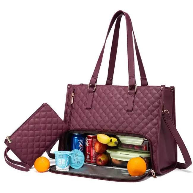 Chic Quilted Insulated Bags for Stylish Lunch Perfection - Estalios