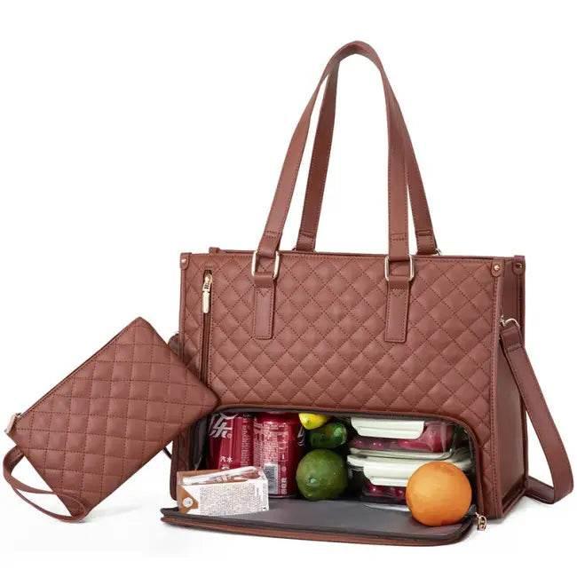 Chic Quilted Insulated Bags for Stylish Lunch Perfection - Estalios