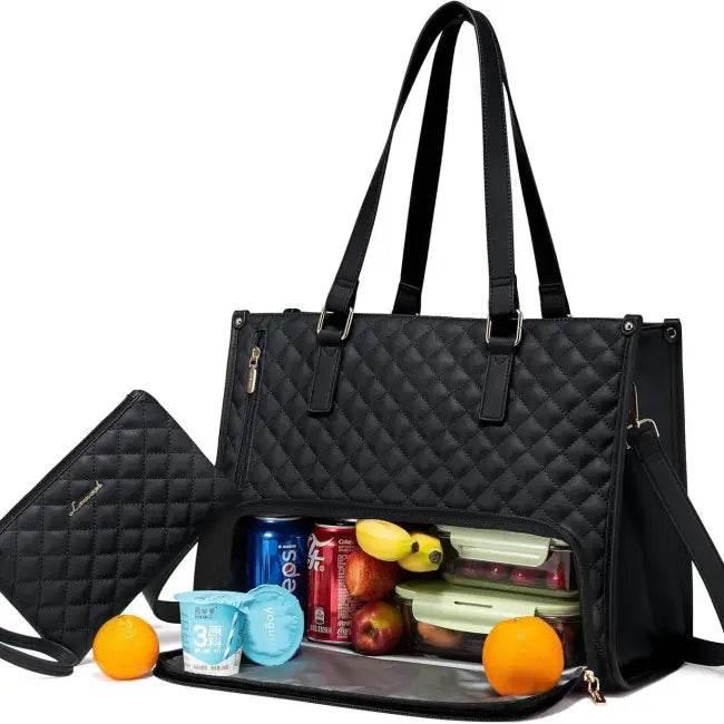 Chic Quilted Insulated Bags for Stylish Lunch Perfection - Estalios
